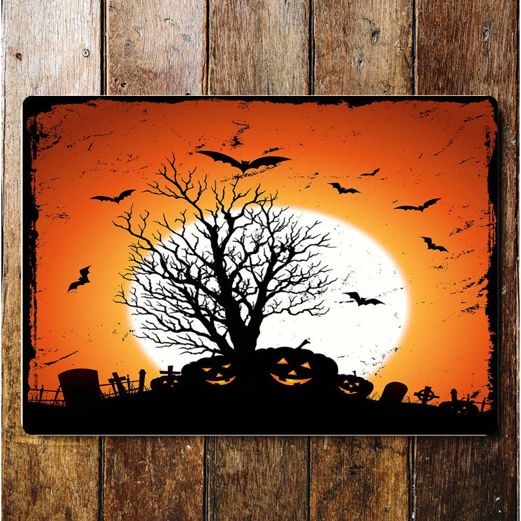 The Seasonal Aisle Happy Halloween Moon Wall Décor Wayfair.co.uk